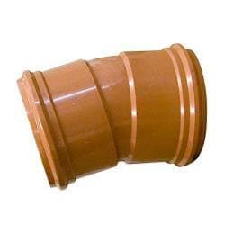 Drainage Bend Double Socket - 15 Degree x 160mm