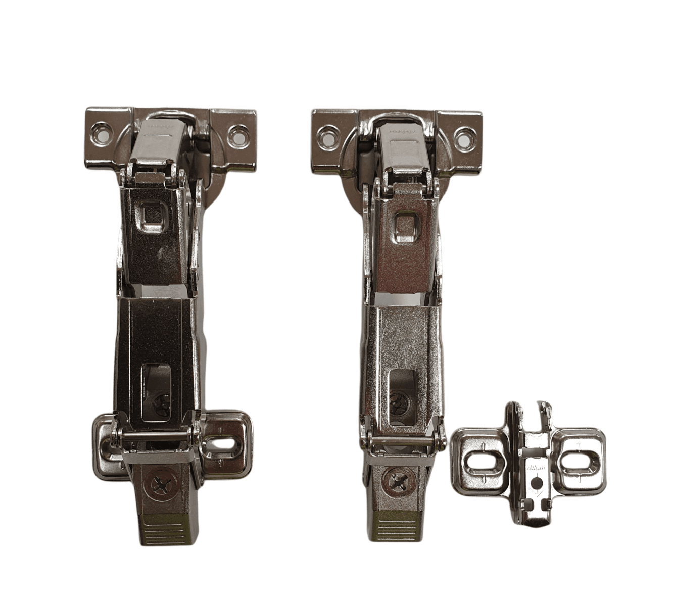 Blum Steel Clip-On Concealed Overlay Sprung Hinges 155 Degree - Pair