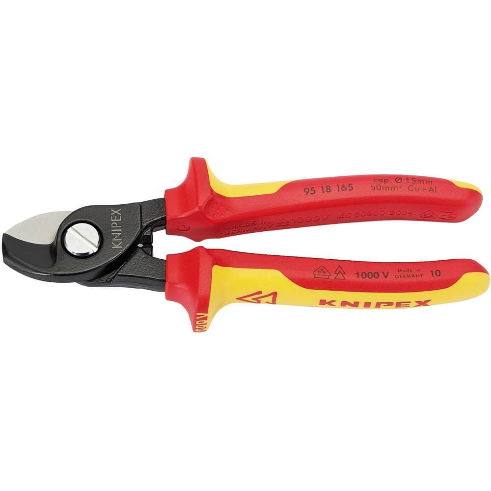 Knipex 32014 95 18 165Uksbe Vde Fully Insulated Cable Shears 165Mm each