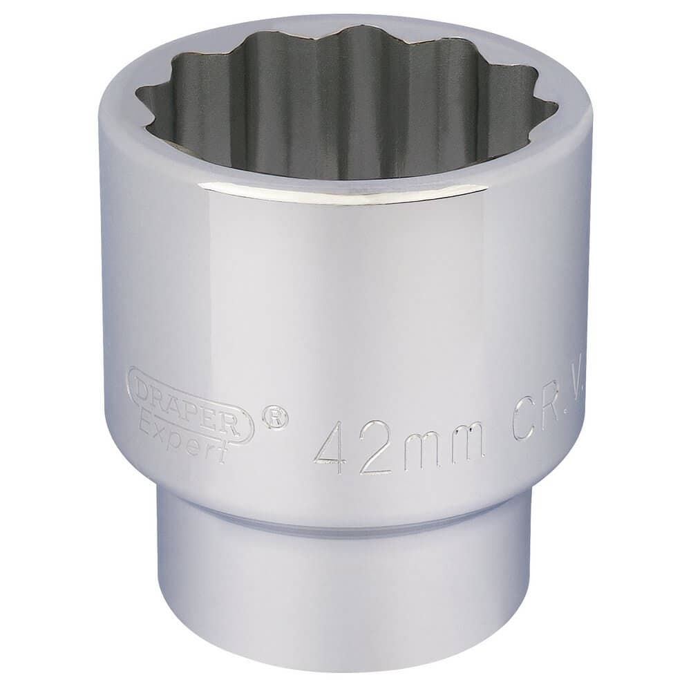 Draper Expert 16705 12 Point Socket 3/4in Sq. Dr. 42Mm each
