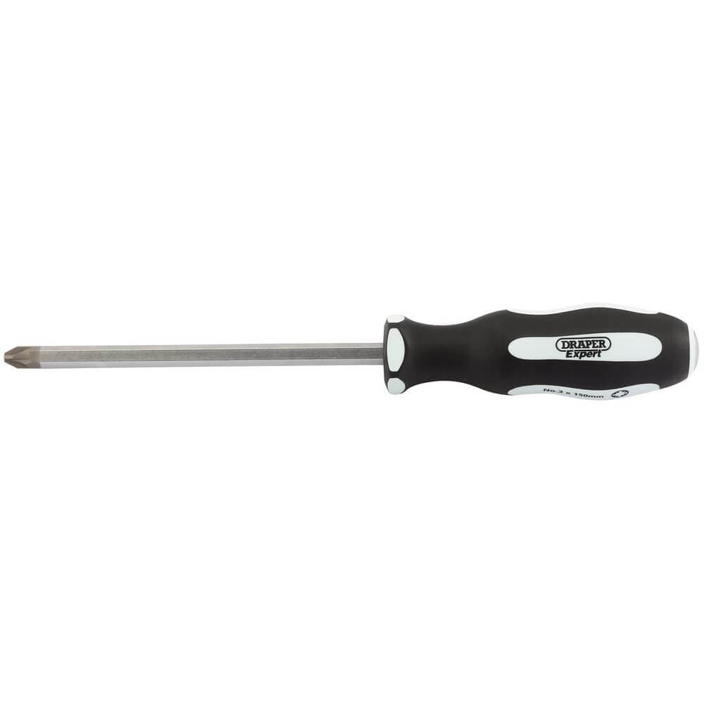 Draper Expert 35232 ftPound Thruft Pz Type Soft Grip Screwdriver No.3 X 150Mm each