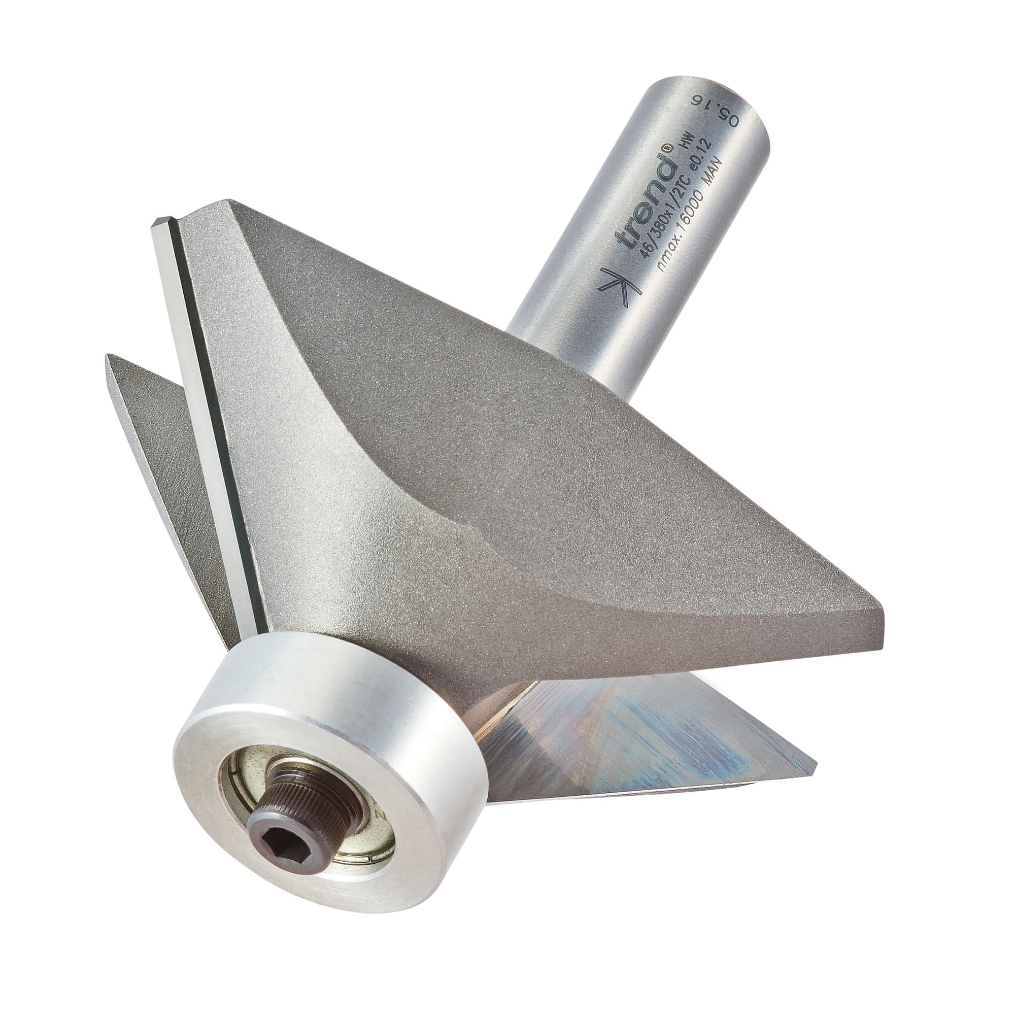 Trend Bearing Guided Chamfer Cutter 45 Degrees Pk 1 46/380X1/2TC