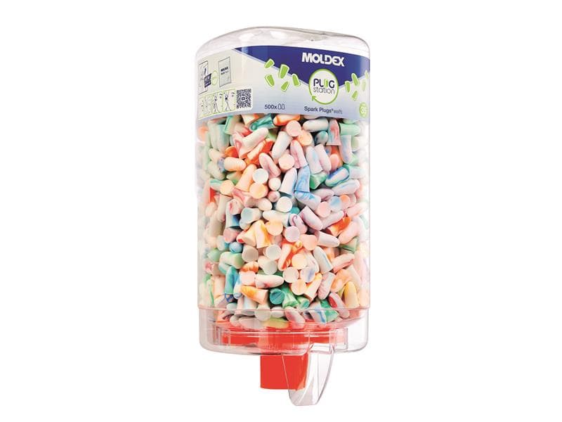Moldex 785001 Spark Plugs® Plugstation 500 Snr 35 Db (500 Pairs)