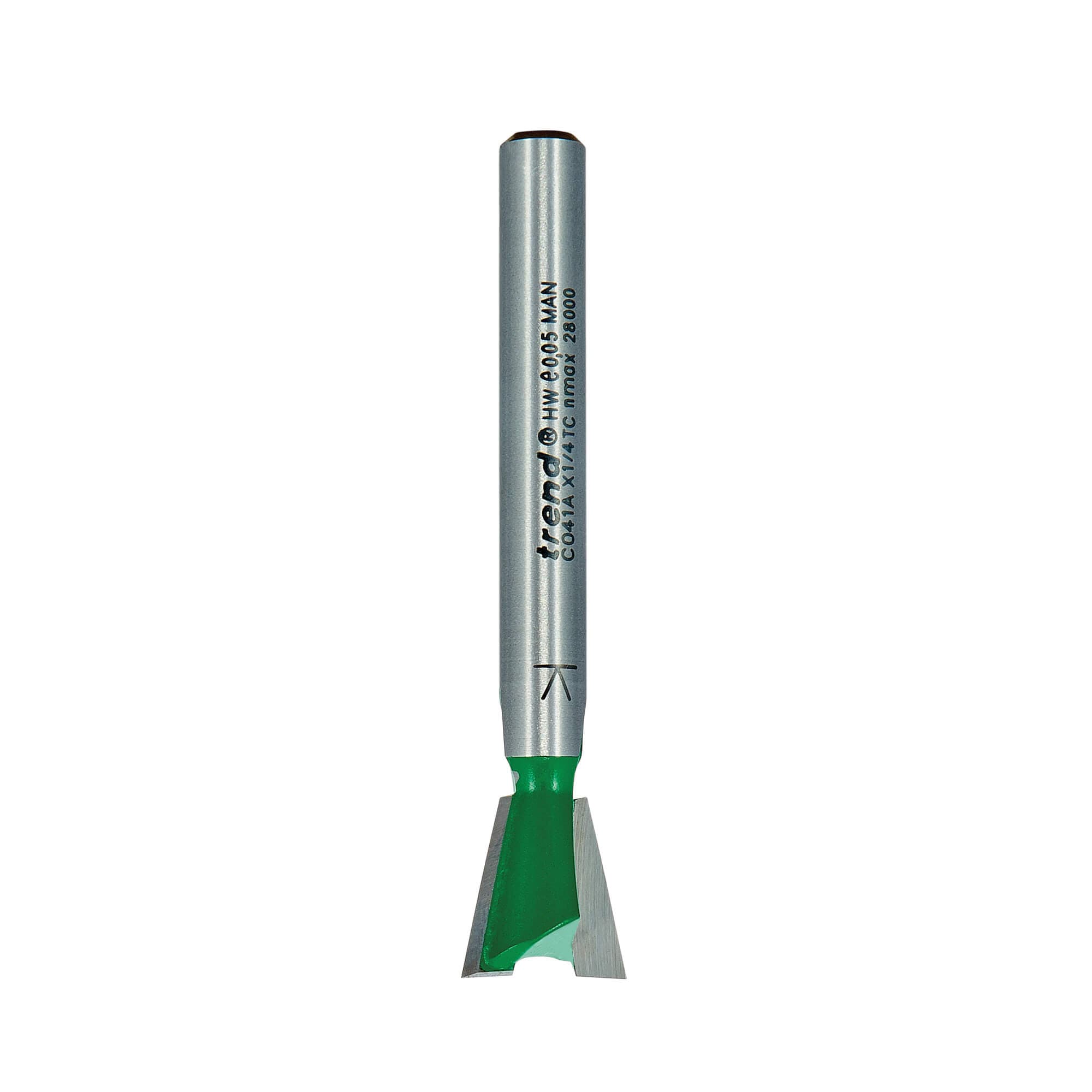 Trend Dovetail Cutter Angle=104 Degrees 12.7Mm Diameter Pk 1 C041AX1/4TC