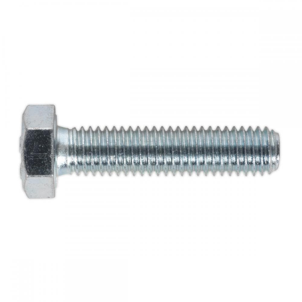 Sealey SS835 Ht Setscrew M8 X 35Mm 8.8 Zinc Pack Of 50