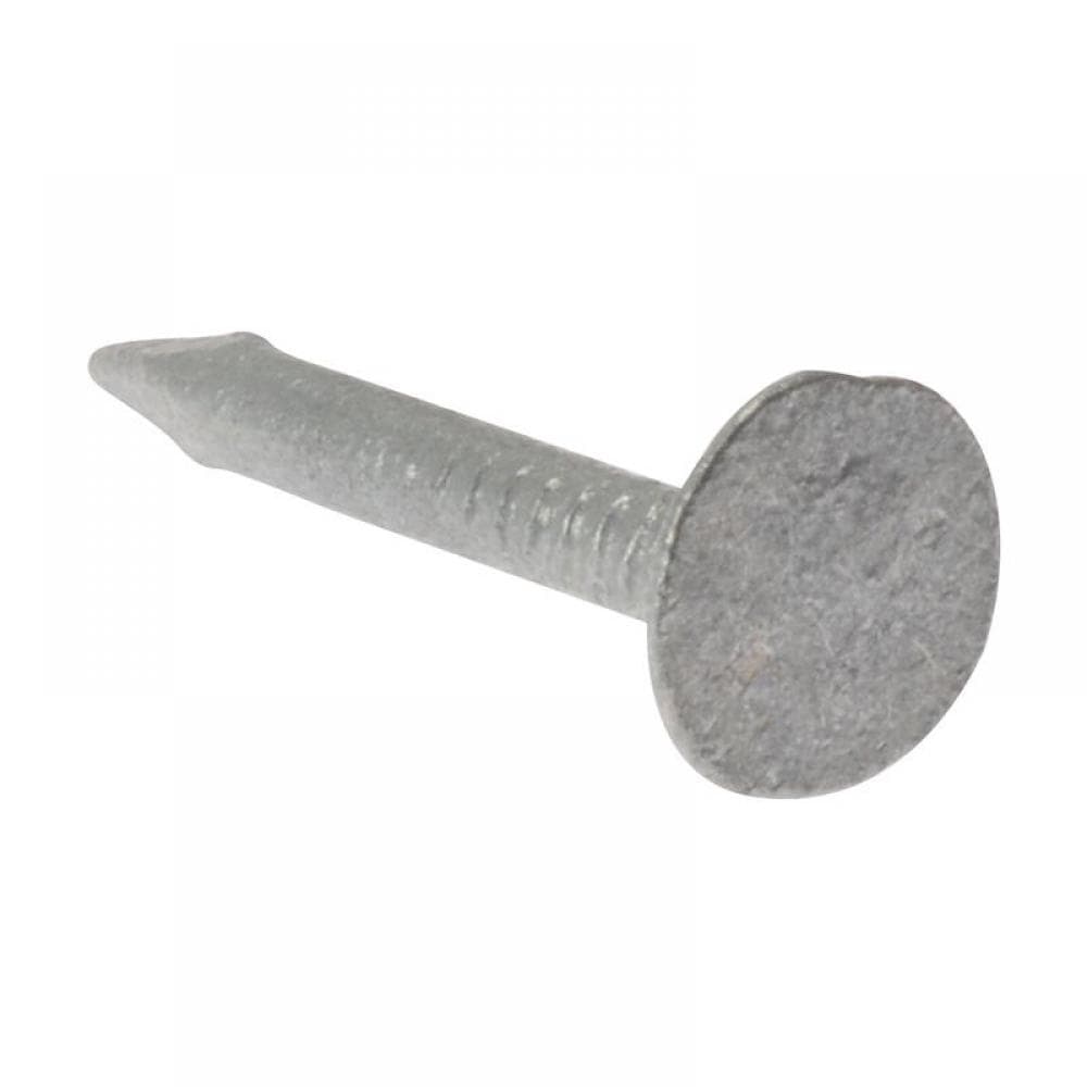 Forgefix 500NLELH25GB Clout Nail Extra Large Head Galvanised 25Mm (500G Bag)