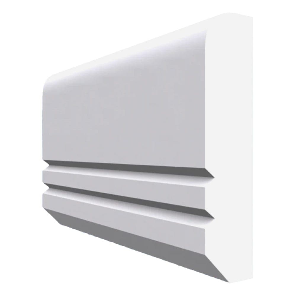Edge V Grooved 2 MDF Dado Rail Unprimed 4200mm x 60mm x 25mm