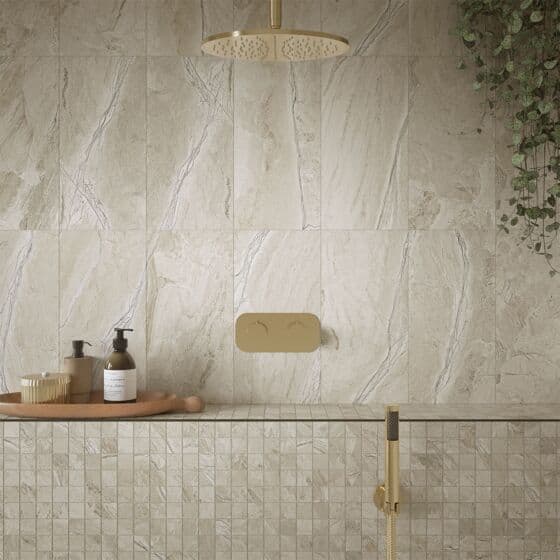 Earthsong Natural Anti Slip Matt Porcelain Mosaic Wall and Floor Tile 30x30cm
