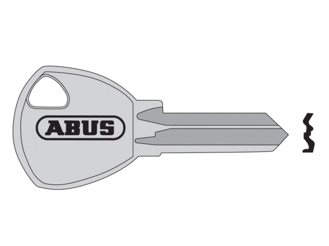 ABUS Mechanical 65/40+45 70/45 New Key Blank 10012022-01