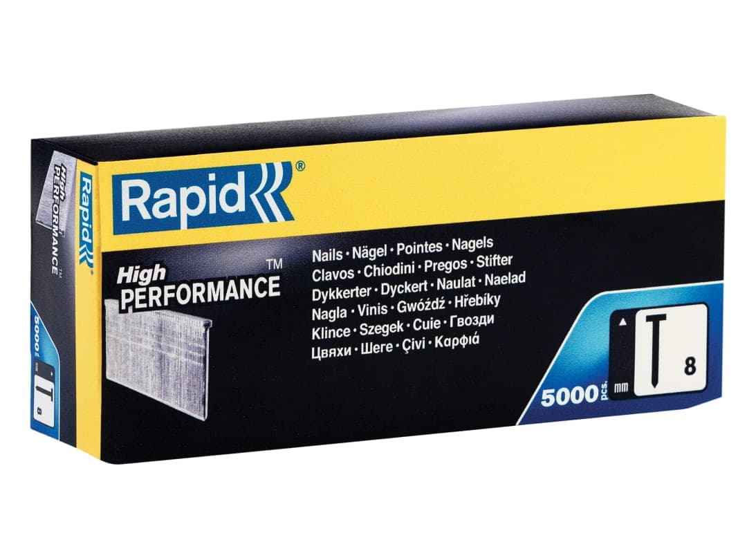 Rapid No.8 Brad Nails 18Ga 30mm (Box 5000) 40014273