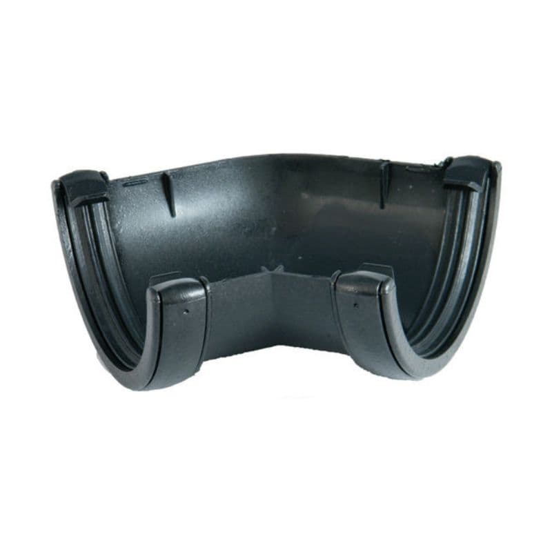 FloPlast Cast Iron Effect Half Round Gutter Angle - 135 Degree x 112mm