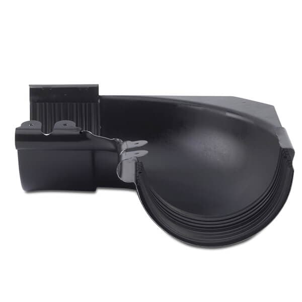 Steel Gutter Internal Angle - 90 Degree x 135mm Black