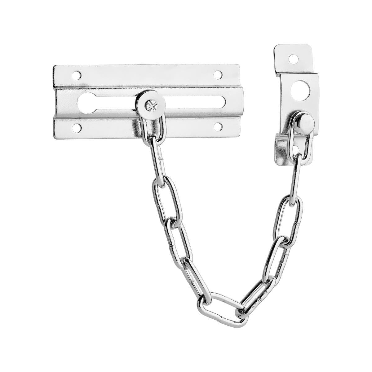 Steel Door Security Chain - 100mm - Chrome Plated - Security Solutions