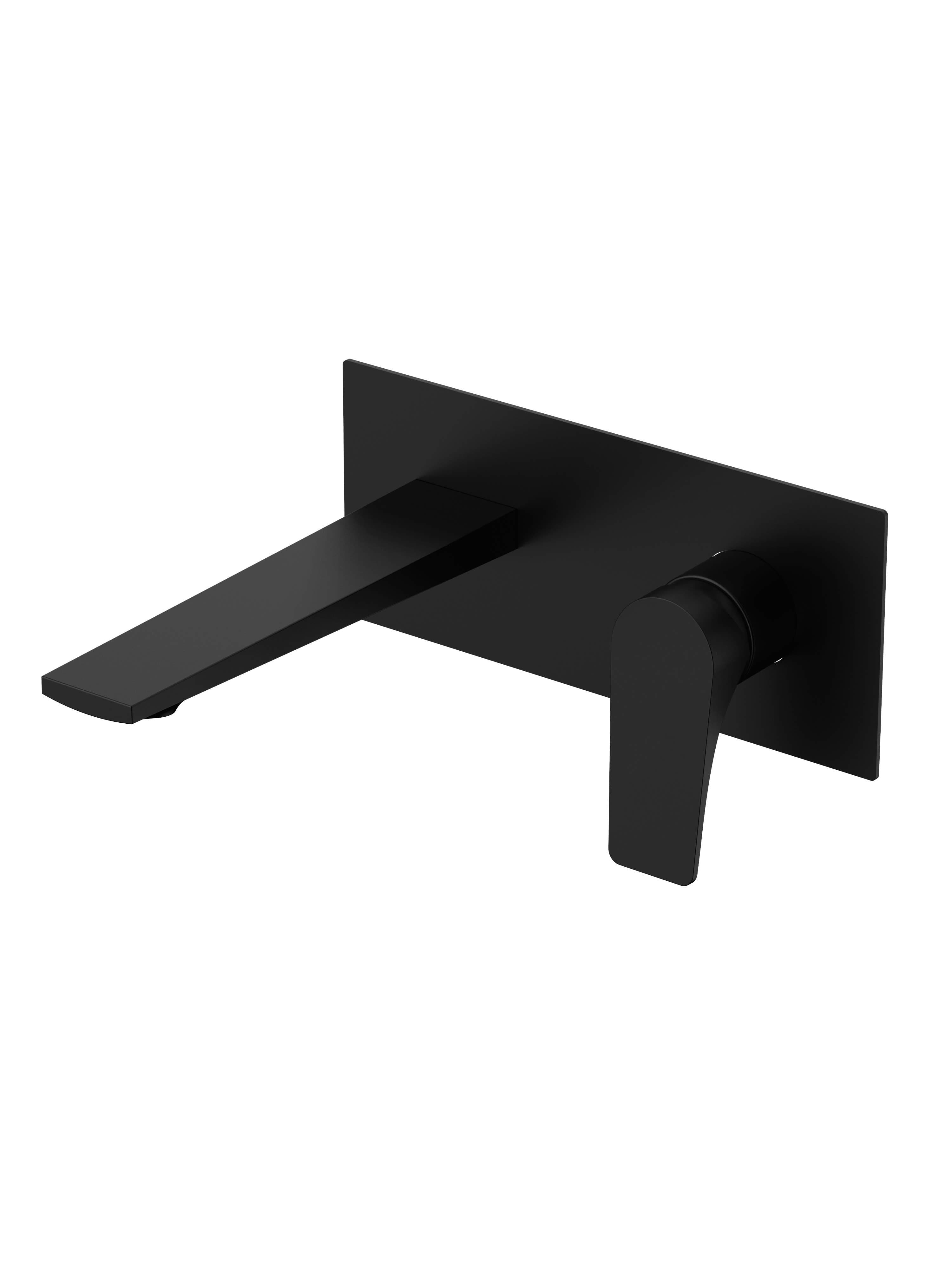 Balmoral Advance Wall Mounted Basin Mixer Tap - incl. EZ Box - Matte Black