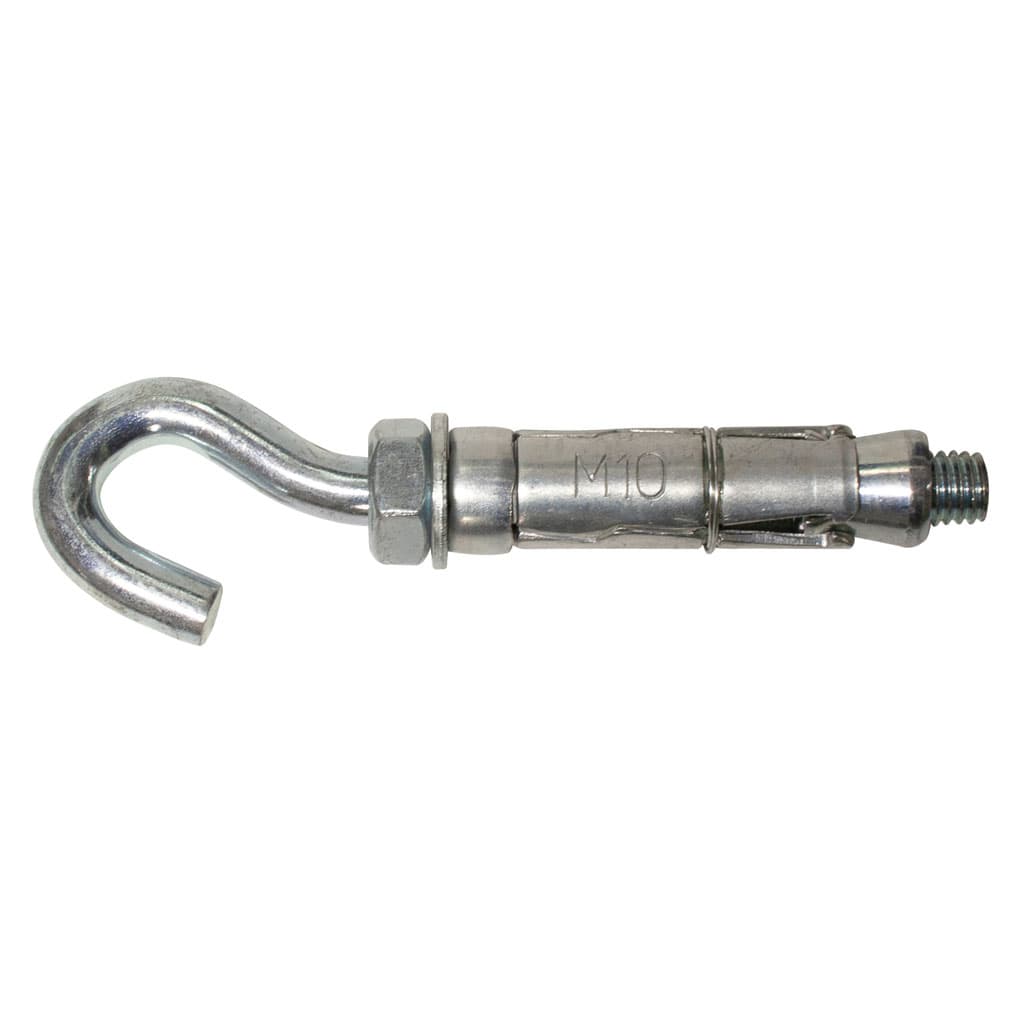 Masonmate MAMSHAHB10Z Shield Anchor Hook Box 25 Zp M10 Forged Type