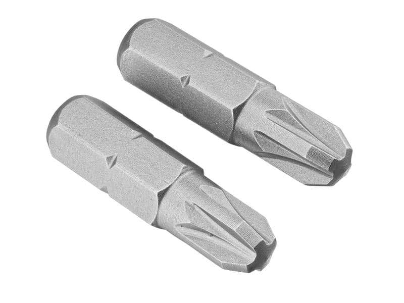 Irwin® 10504399 Pozidriv Insert Bits Pz3 25Mm (Pack 2)