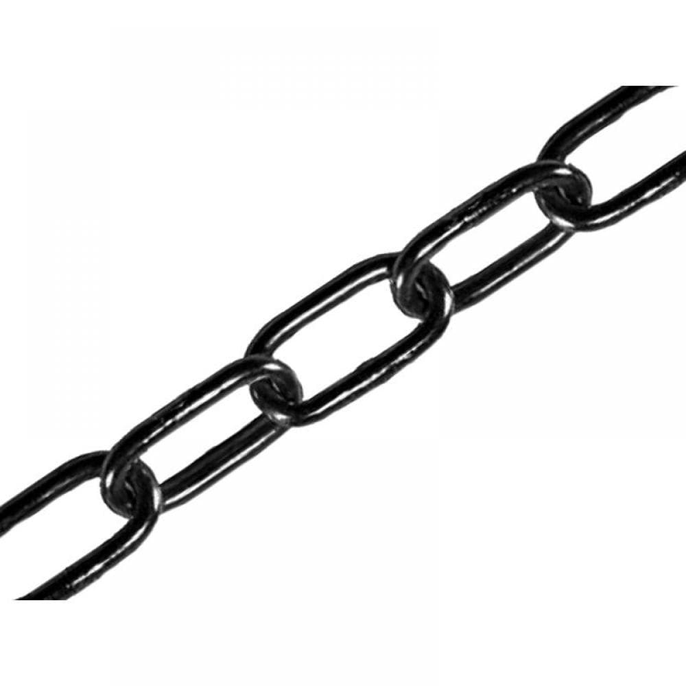 Faithfull Black Japanned Chain 5.0Mm X 2.5M - Max. Load 160Kg