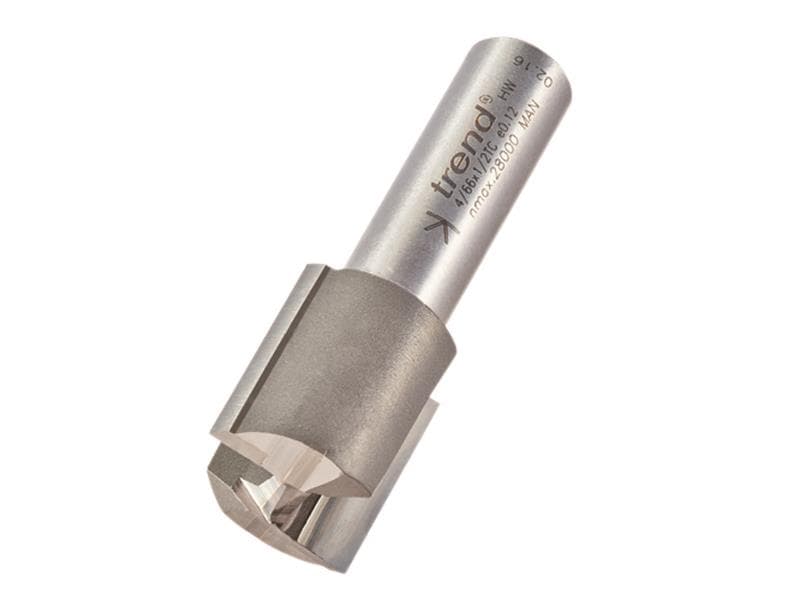 Trend 4/66 X 1/2 Tct Two Flute Router Cutter 22 X 25Mm 4/66X1/2TC