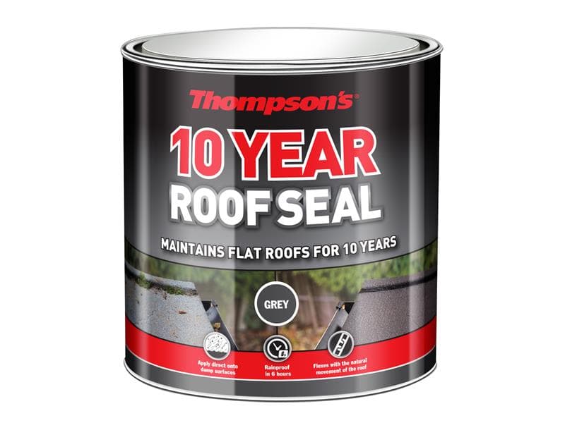 Ronseal 30147 Thompsonfts 10 Year Roof Seal Grey 4 Litre