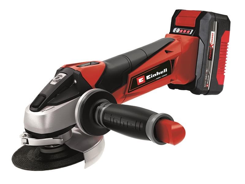 Einhell 4431134 Te-Ag 18/115 Li Power X-Change Angle Grinder 18V 1 X 4.0Ah Li-Ion