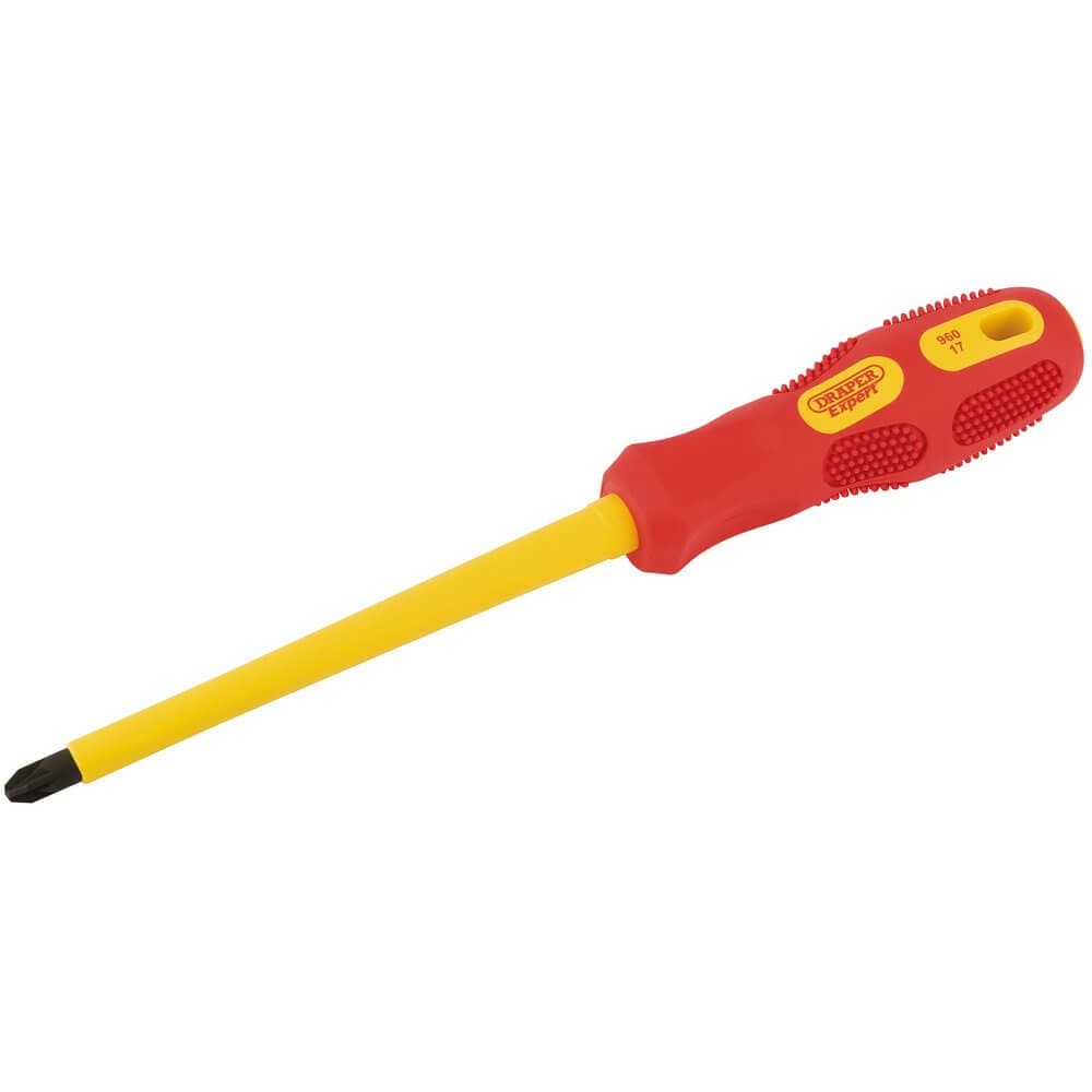 Draper Expert 75389 Vde Approved Fully Insulated Pz Type Screwdriver No.3 X 150Mm (Display Packed) each