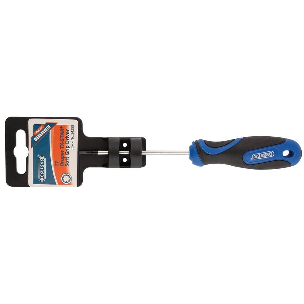 Draper 34258 Tx-Star® Soft Grip Screwdriver T7 each