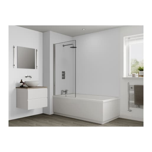 Multipanel Classic Bathroom Wall Panel Unlipped 2400 x 900mm Natural White G85