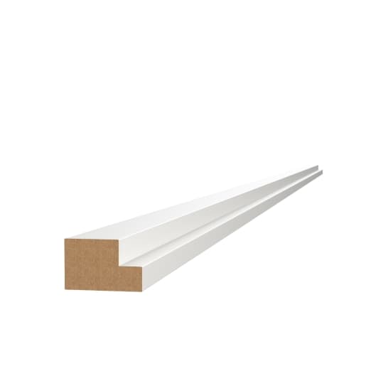 Modern Cornice or Pelmet for J-Pull Ultra Matt White 2745mm - FKKJ0524