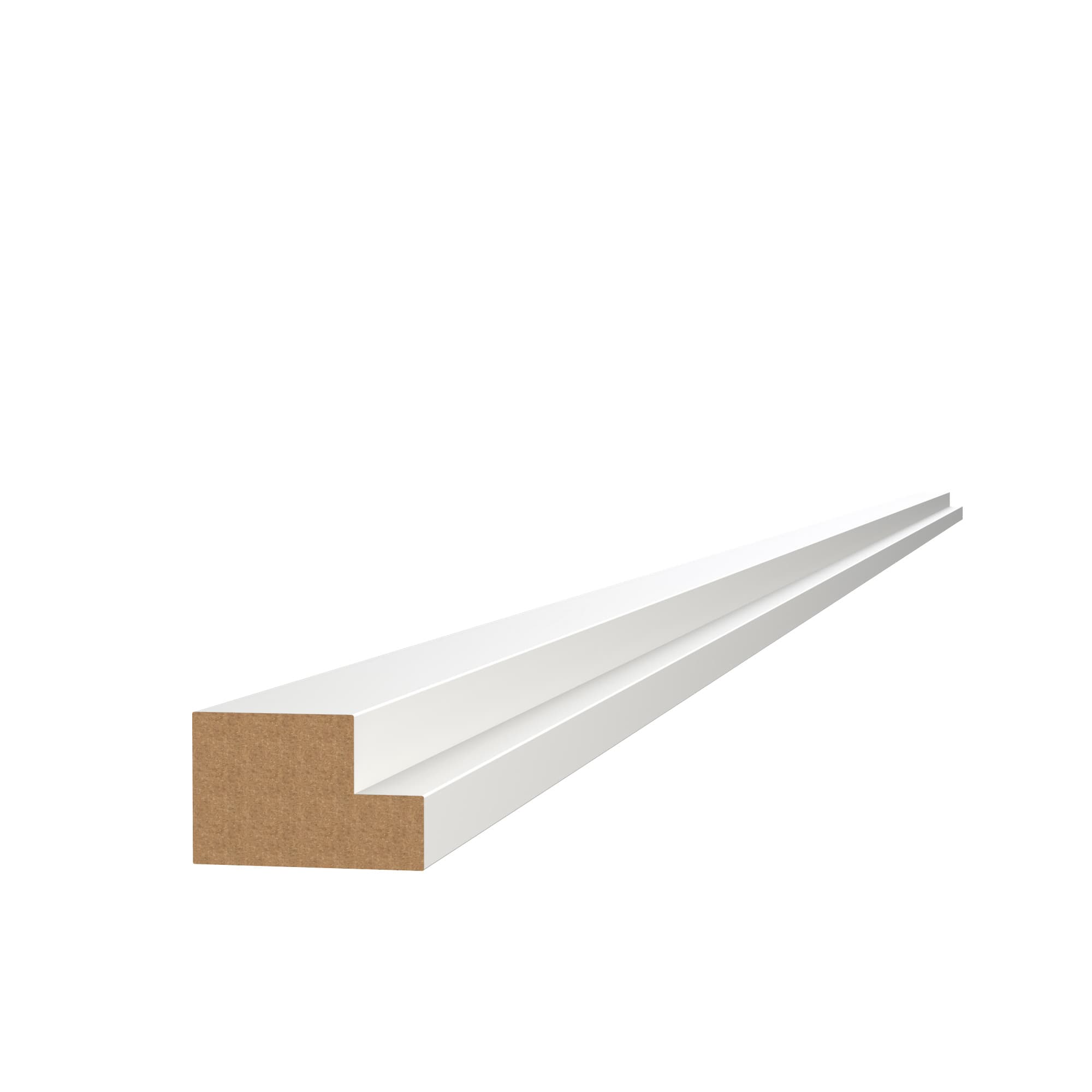 Modern Cornice or Pelmet for J-Pull Ultra Matt White 2745mm - FKKJ0524