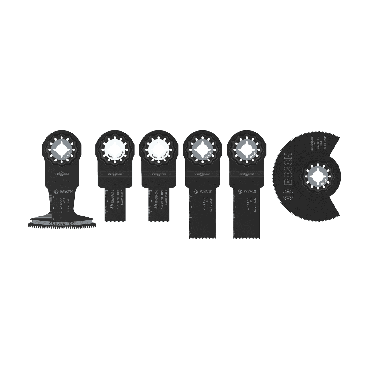 Bosch Powertool Accessories Wood & Soft Metal Set, 6 Piece 2.608.669.334