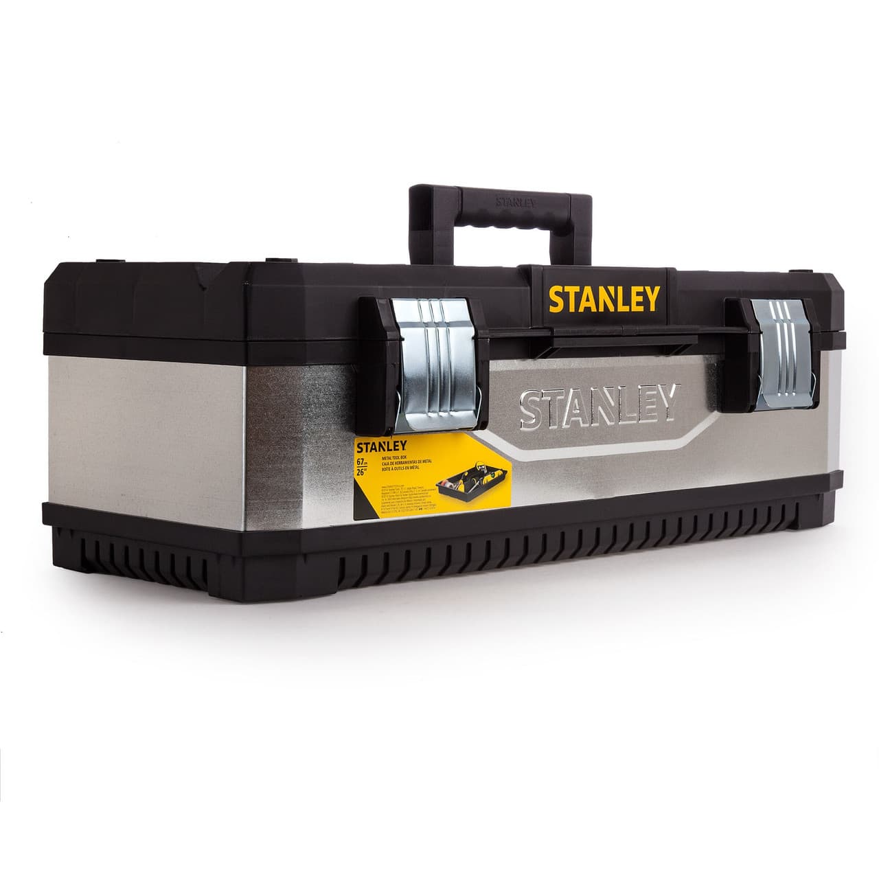 Stanley 1-95-620 Galvanised Metal / Plastic Toolbox 26 Inch 1-95-620