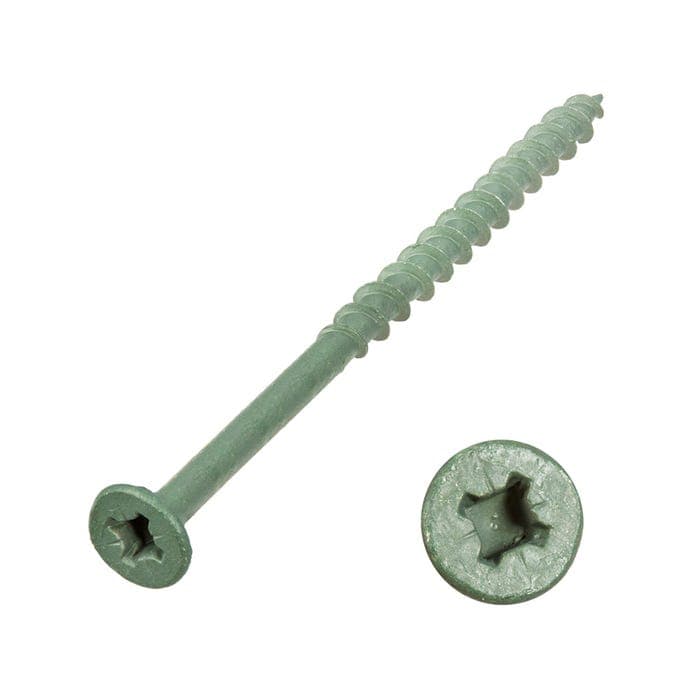 No8 - Decking Screw Countersunk - 2 1/2" x 4.5mm x 60mm Net-Coat - Bag of 125
