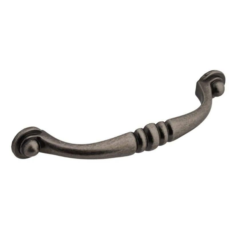 Knebworth Cabinet/Cupboard/Wardrobe Bow Handle - 96mm - Antique Pewter - Elite Knobs & Handles