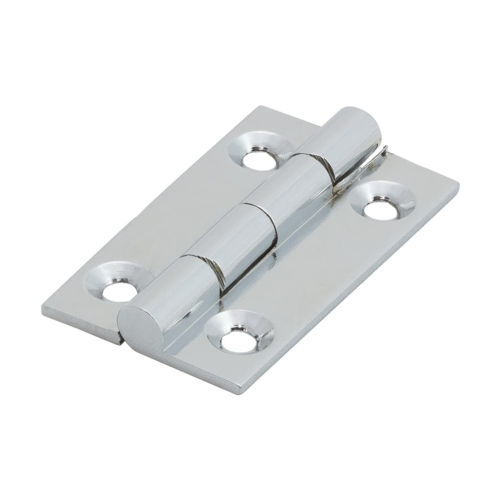 Timco 234617 Solid Drawn Hinge - Solid Brass - Polished Chrome 38 X 22