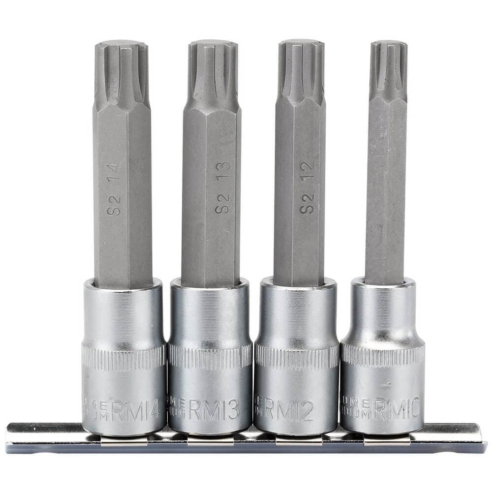Draper Expert 16345 Ribe® Socket Bit Set 1/2in Sq. Dr. (4 Piece) per set