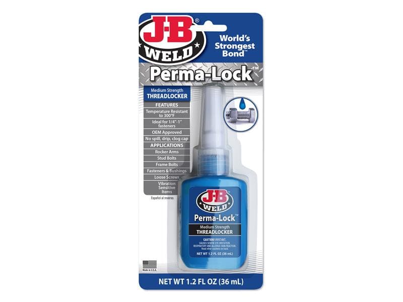 J-B Weld 24236UK Perma-Lock Blue Medium Strength Threadlocker 36Ml