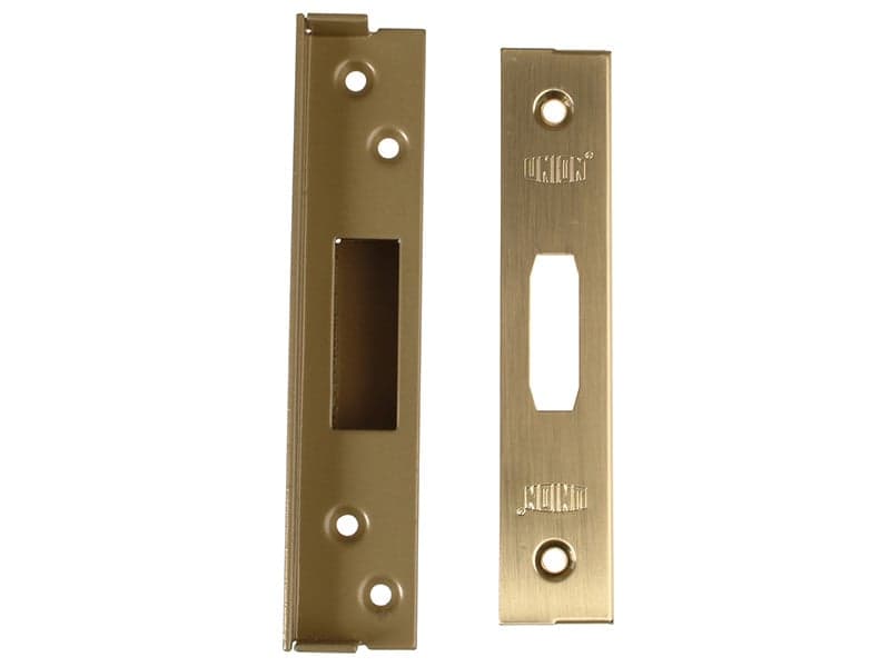 Union J2100REB-0.5-PL Strongbolt 2100 Mortice Deadlock Rebate Kit 13Mm Polished Brass Box