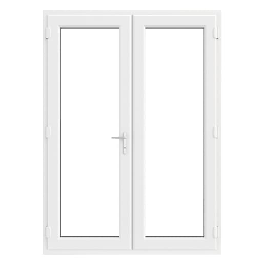 Crystal French Doors White 2055 x 1690 x 70mm