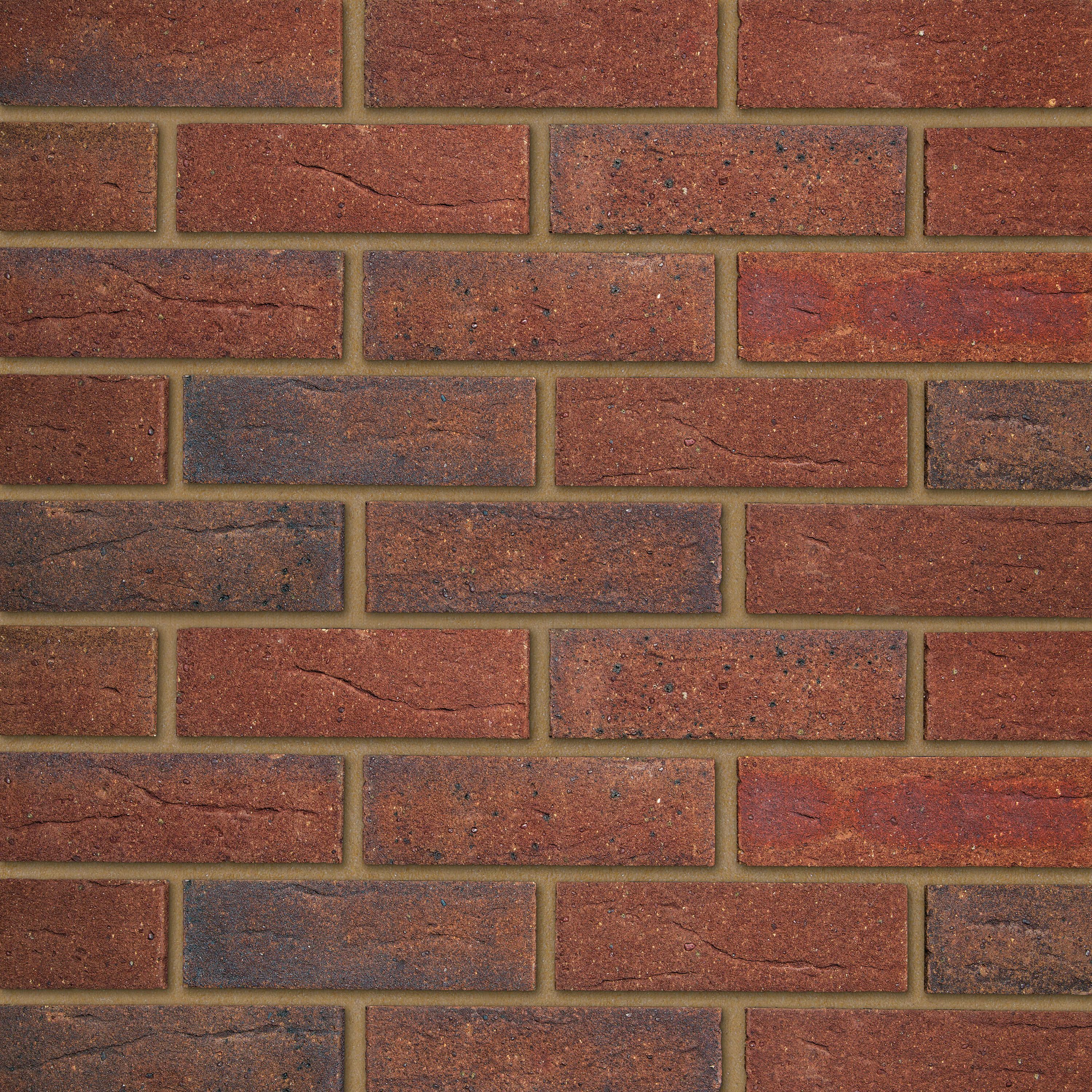 Ibstock Red Cattybrook Brunswick Antique Brick - Pack of 500, Size: 215x102.50x65mm