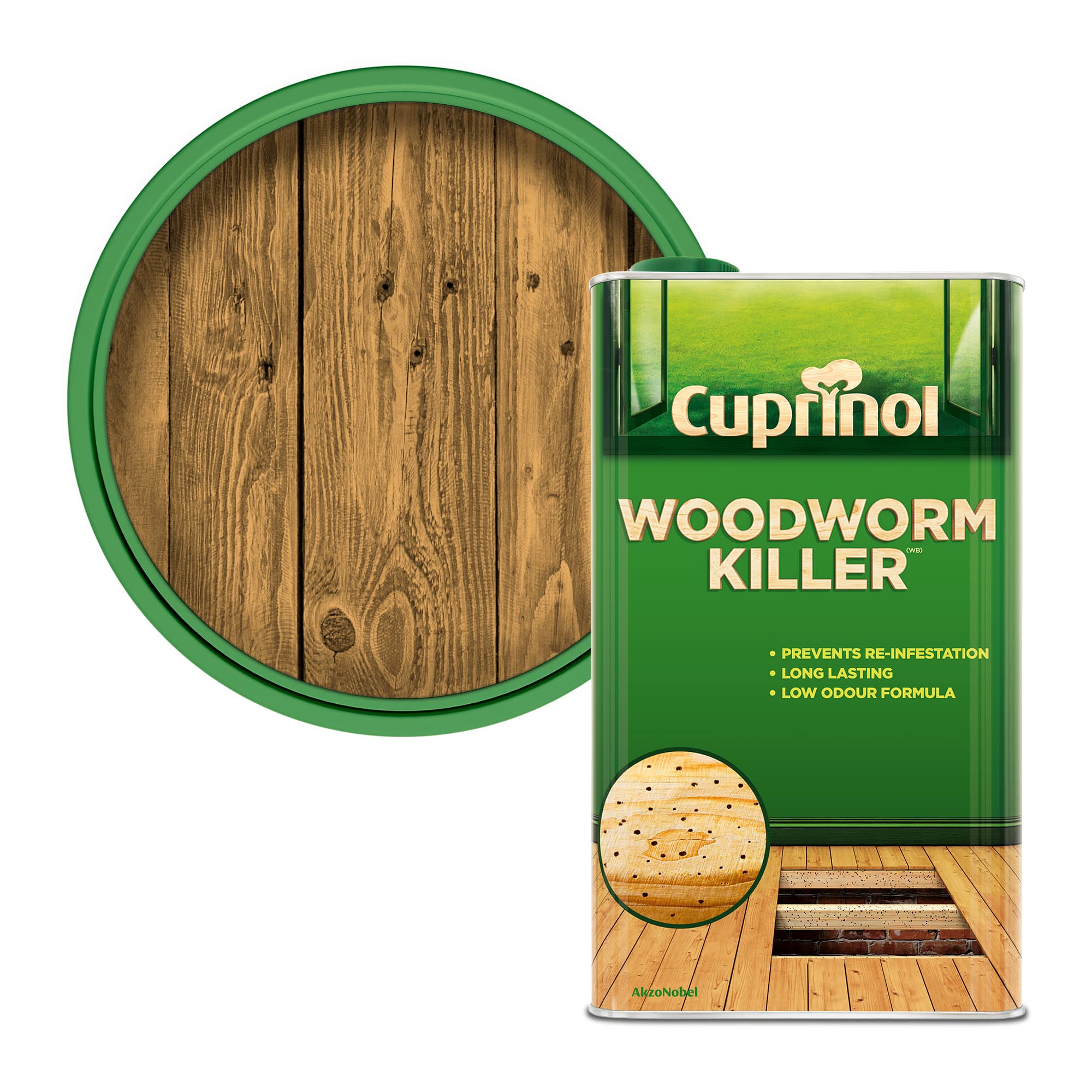 Cuprinol Woodworm Killer Water-Based 5L