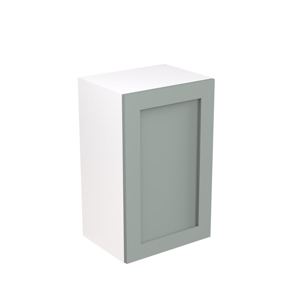 Flatpack 450 Wall Kitchen Cabinet Shaker Ultra Matt Sage Green