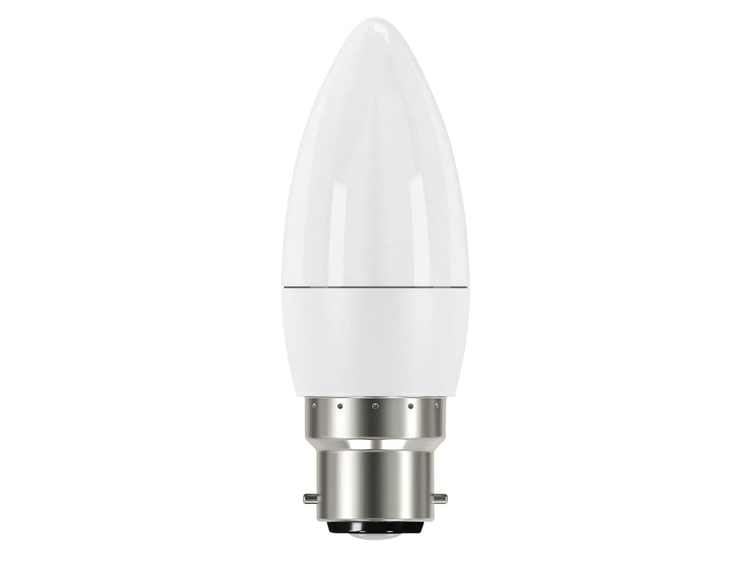 Energizer® Candle LED 470Lumens Warm White Opal B22 Boxed S8850