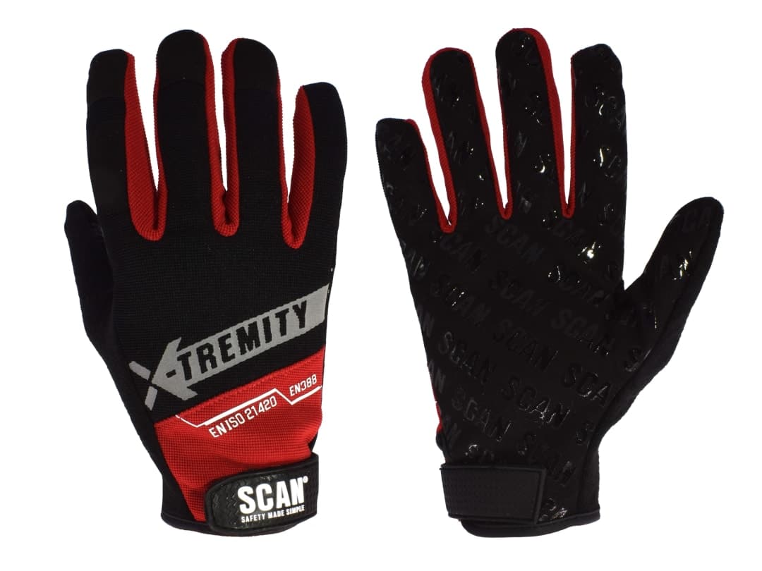 Scan Work Gloves with Touch Screen Function - XL (Size 10)