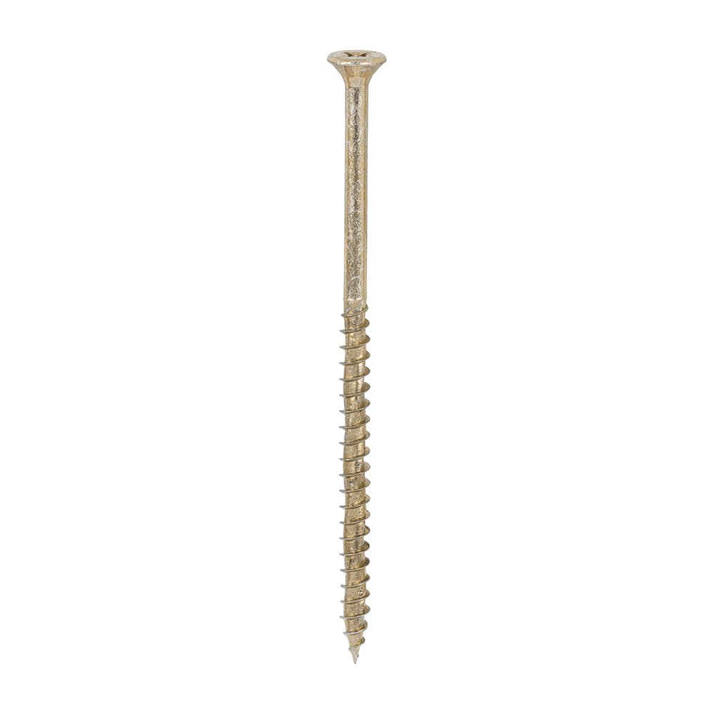 Timco 50100VYTUB Velocity Premium Multi-Use Screws - Pz - Double Countersunk - Yellow 5.0 X 100 Tub 300