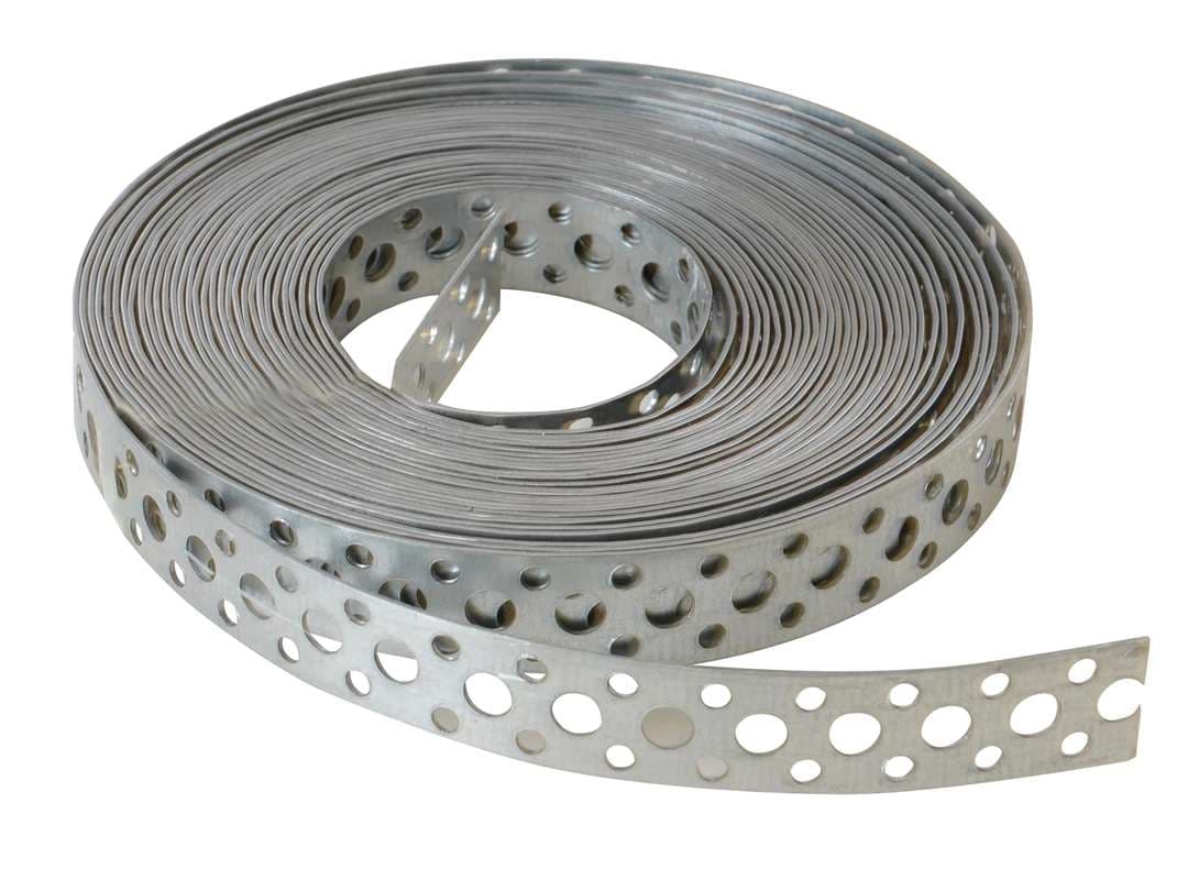 Fandf GB20 Builders Fixing Band - Pre-Galvanised 20Mmx1.0X10M (Bag Of 1)