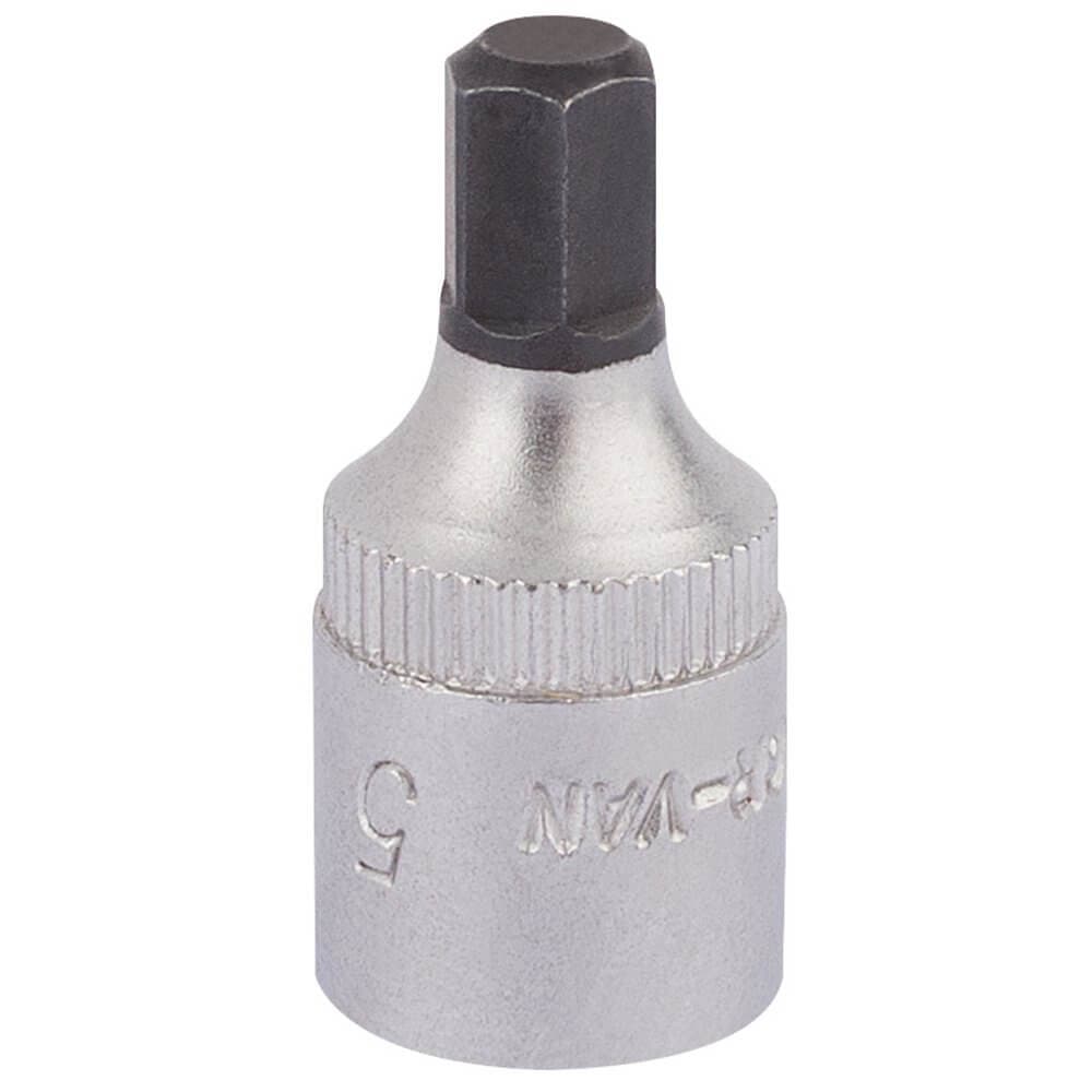 Elora 11126 Hexagon Screwdriver Socket 1/4in Sq. Dr. 5Mm each