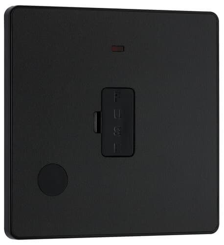 Nexus Metal Black Nickel Single Rj45 Telephone Socket NBNRJ451-01