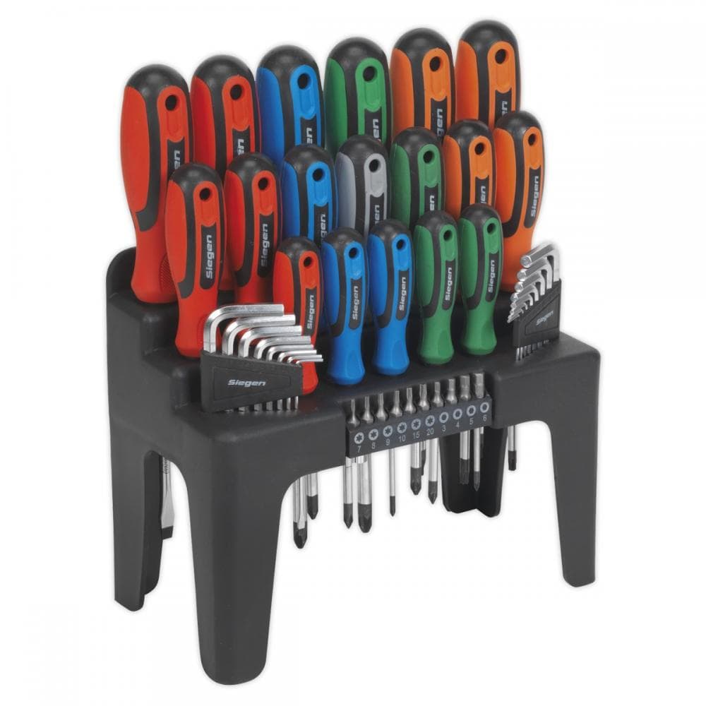 Sealey S01090 Screwdriver Hex Key & Bit Set 44Pc