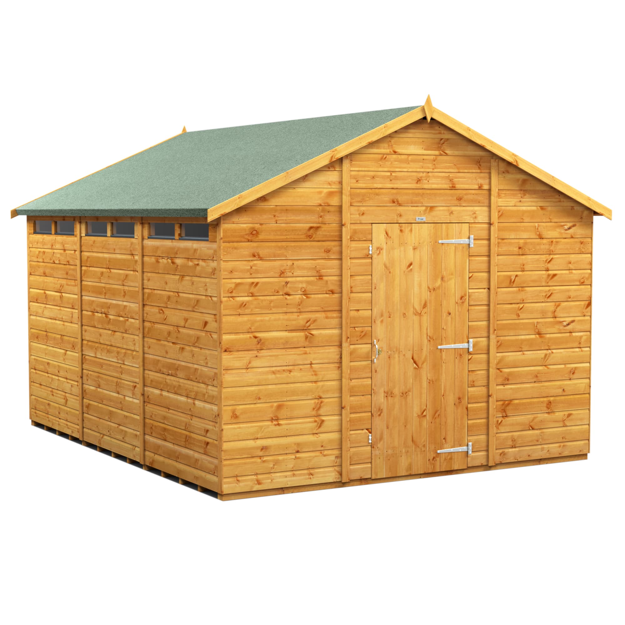 Powersheds 12 x 10 Power Apex Security Shed