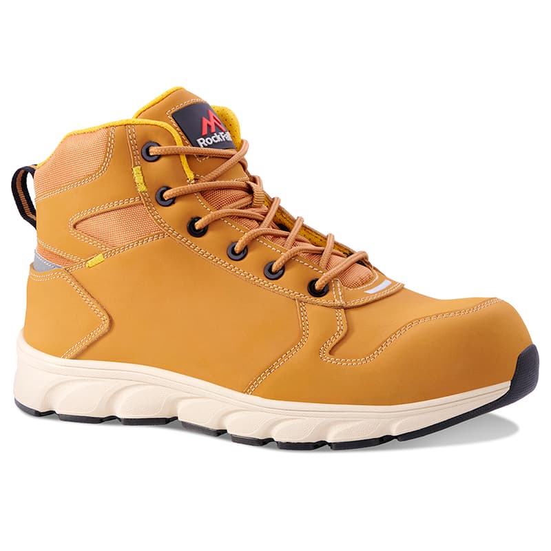 Rock Fall Sandstone Honey Safety Boot Size 10